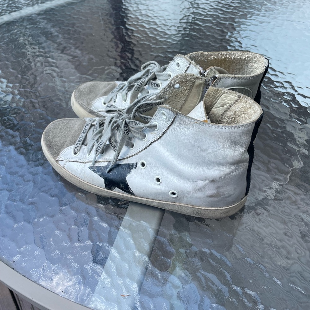 Golden Goose High Sneakers Authentic 9.5 - Picture 2 of 6